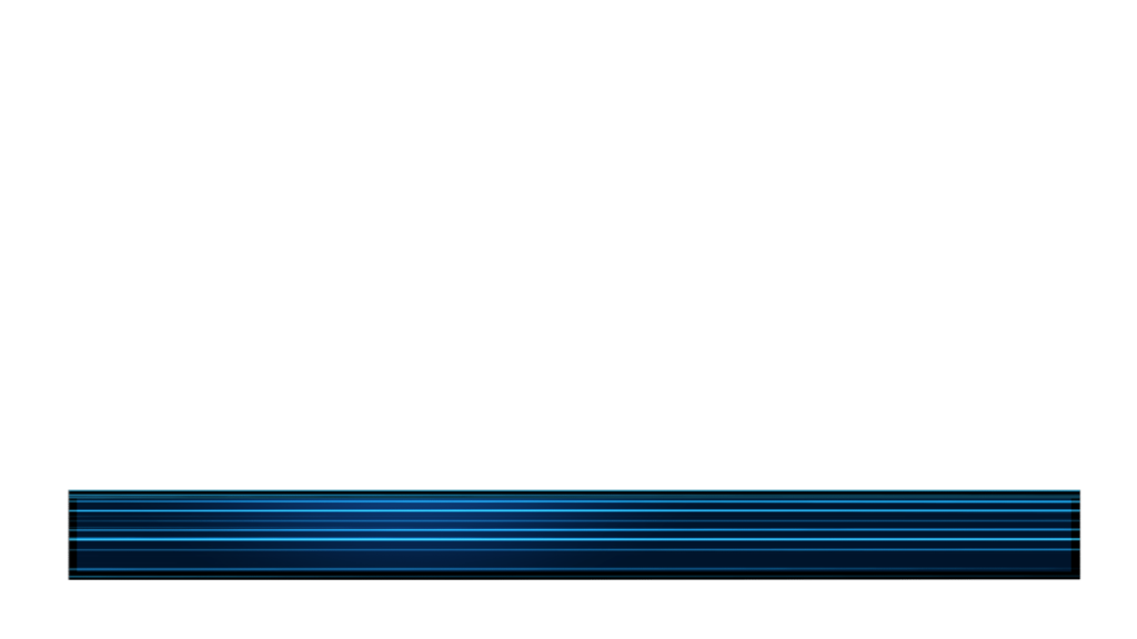Abstract Still Video Lower Third with Neon Blue Lines
